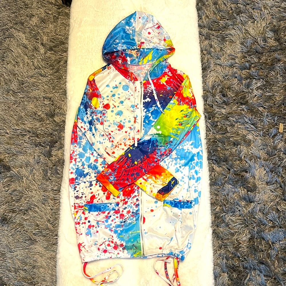 Art nouveau colorful hoodie